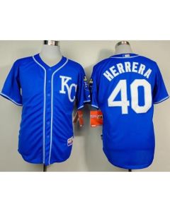 Royals #40 Kelvin Herrera Light Blue Alternate 2 Cool Base Stitched MLB Jersey