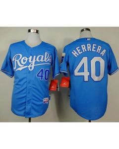 Royals #40 Kelvin Herrera Light Blue Alternate Cool Base Stitched MLB Jersey