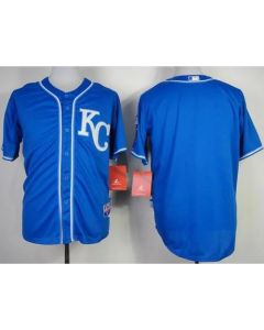 Royals Blank Blue Alternate 2 Cool Base Stitched MLB Jersey