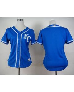 Royals Blank Blue Alternate 2 Women's Stitched MLB Jersey