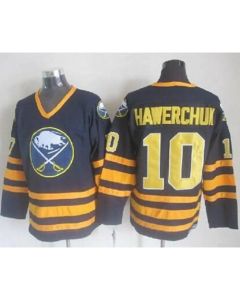 Sabres #10 Dale Hawerchuk Navy Blue CCM Throwback Stitched NHL Jersey