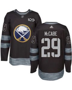Sabres #29 Jake McCabe Black 1917-2017 100th Anniversary Stitched NHL Jersey