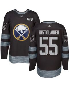 Sabres #55 Rasmus Ristolainen Black 1917-2017 100th Anniversary Stitched NHL Jersey