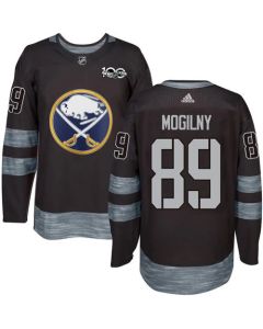 Sabres #89 Alexander Mogilny Black 1917-2017 100th Anniversary Stitched NHL Jersey