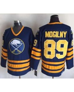 Sabres #89 Alexander Mogilny Navy Blue CCM Throwback Stitched NHL Jersey