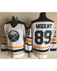 Sabres #89 Alexander Mogilny White CCM Throwback Stitched NHL Jersey