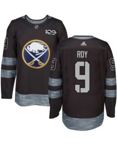 Sabres #9 Derek Roy Black 1917-2017 100th Anniversary Stitched NHL Jersey