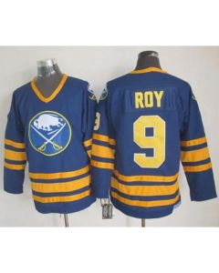 Sabres #9 Derek Roy Navy Blue CCM Throwback Stitched NHL Jersey