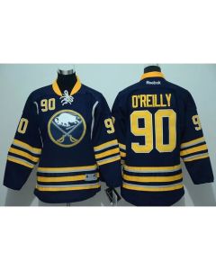 Sabres #90 Ryan O'Reilly Navy Blue Youth Stitched NHL Jersey