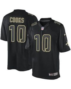 Saints #10 Brandin Cooks Black Men's Stitched NFL Impact Limited Jersey