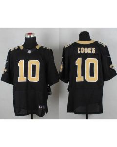 Saints #10 Brandin Cooks Black Team Color Men's Stitched NFL Elite Jersey