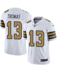 Saints #13 Michael Thomas White Men's Stitched NFL Limited Rush Jersey