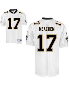 Saints #17 Robert Meachem White Stitched Youth NFL Jersey