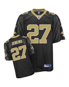 Saints #27 Malcolm Jenkins Black Stitched Youth NFL Jersey