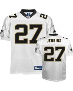 Saints #27 Malcolm Jenkins White Stitched Youth NFL Jersey