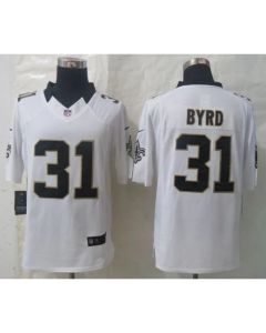 Saints #31 Jairus Byrd White Men's Stitched NFL Limited Jersey