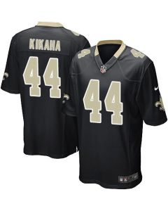 Saints #44 Hau'oli Kikaha Black Team Color Youth Stitched NFL Elite Jersey