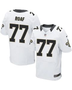 Saints #77 Willie Roaf White Men's Stitched NFL Elite Jersey