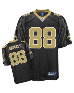 Saints #88 Jeremy Shockey Black Stitched Youth NFL Jersey