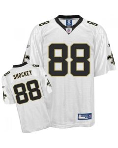 Saints #88 Jeremy Shockey White Stitched Youth NFL Jersey