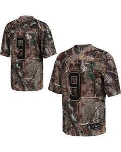 Saints #9 Drew Brees Camouflage Stitched Realtree Collection Youth NFL Jersey