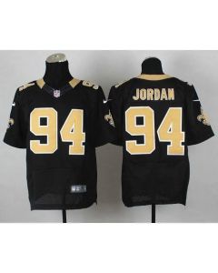 Saints #94 Cameron Jordan Black Team Color Men's Stitched NFL Elite Jersey