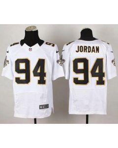 Saints #94 Cameron Jordan White Men's Stitched NFL Elite Jersey