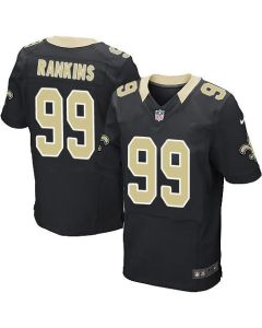 Saints #99 Sheldon Rankins Black Team Color Men's Stitched NFL Elite Jersey