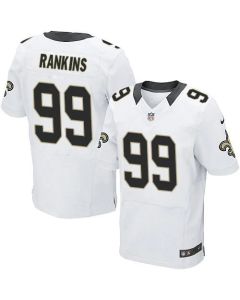 Saints #99 Sheldon Rankins White Men's Stitched NFL Elite Jersey