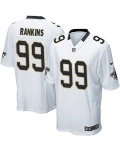 Saints #99 Sheldon Rankins White Youth Stitched NFL Elite Jersey