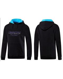 San Diego Chargers English Version Pullover Hoodie Black & Blue