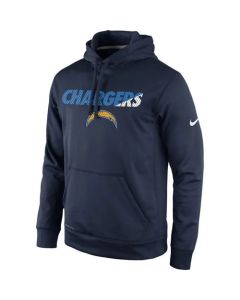 San Diego Chargers Kick Off Staff Performance Pullover Hoodie Navy