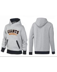 San Francisco Giants Pullover Hoodie Grey & Black