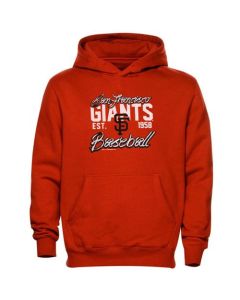 San Francisco Giants Script Baseball Pullover Orange MLB Hoodie