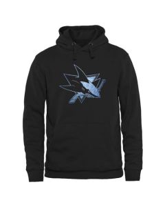 San Jose Sharks Rinkside Pond Hockey Pullover Hoodie Black