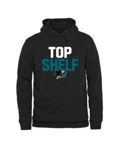 San Jose Sharks Top Shelf Pullover Hoodie Black