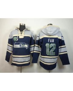 Seahawks #12 Fan Navy Blue Sawyer Hoodie Sweatshirt NFL Hoodie