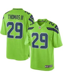 Seahawks #29 Earl Thomas III Green Men's Stitched NFL Limited Rush Jersey