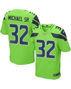 Seahawks #32 Christine Michael SR Green Men's Stitched NFL Elite Rush Jersey