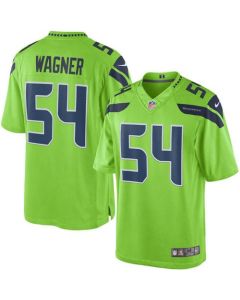 Seahawks #54 Bobby Wagner Green Men's Stitched NFL Limited Rush Jersey