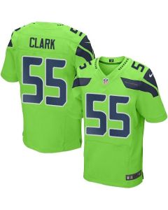Seahawks #55 Frank Clark Green Men's Stitched NFL Elite Rush Jersey