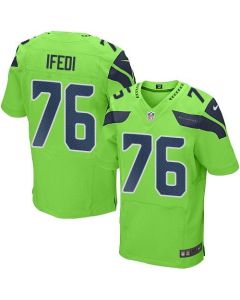 Seahawks #76 Germain Ifedi Green Men's Stitched NFL Elite Rush Jersey
