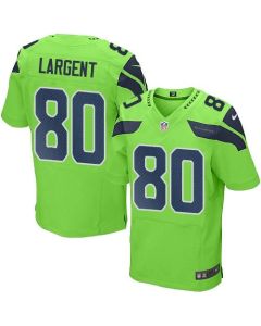 Seahawks #80 Steve Largent Green Men's Stitched NFL Elite Rush Jersey