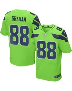 Seahawks #88 Jimmy Graham Green Men's Stitched NFL Elite Rush Jersey