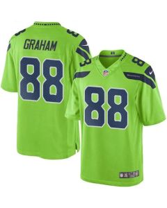 Seahawks #88 Jimmy Graham Green Men's Stitched NFL Limited Rush Jersey