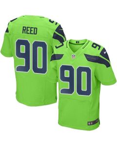 Seahawks #90 Jarran Reed Green Men's Stitched NFL Elite Rush Jersey