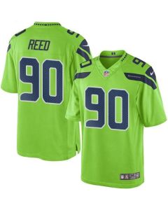 Seahawks #90 Jarran Reed Green Men's Stitched NFL Limited Rush Jersey
