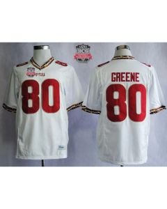 Seminoles #80 Rashad Greene White 2014 BCS Bowl Patch Stitched NCAA Jersey