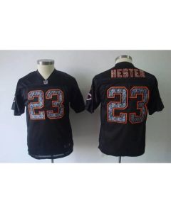 Sideline Black United Bears #23 Devin Hester Stitched Youth NFL Jersey