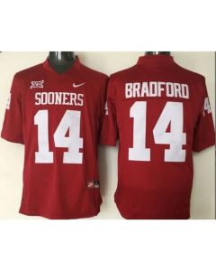 Sooners #14 Sam Bradford Red XII Stitched NCAA Jersey